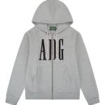 ADG Inc. Zip Hoodie Grey