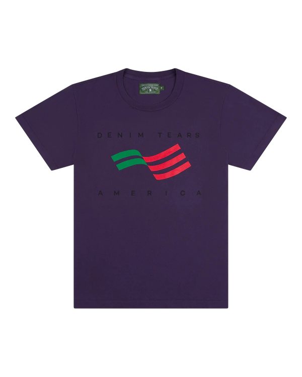 Denim Tears America Sportswear Tee Purple