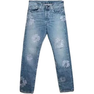 Denim Tears Bust Down Tears 501 Jeans Light Wash