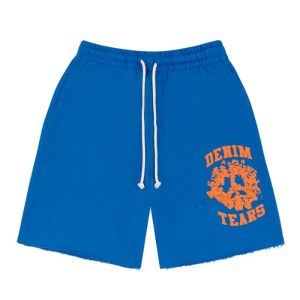 Denim University Sweat Shorts Blue