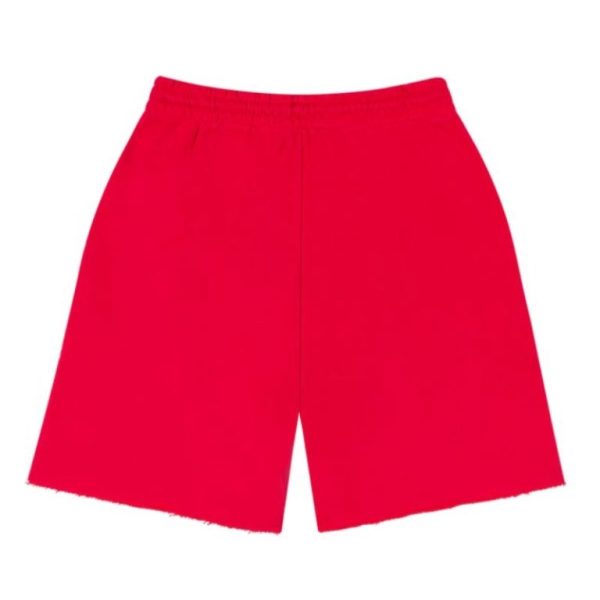 Denim University Sweat Shorts Red