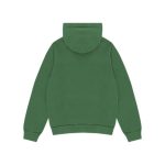 Embroidered Logo Hoodie Green