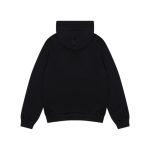 Embroidered Logo Hoodie black