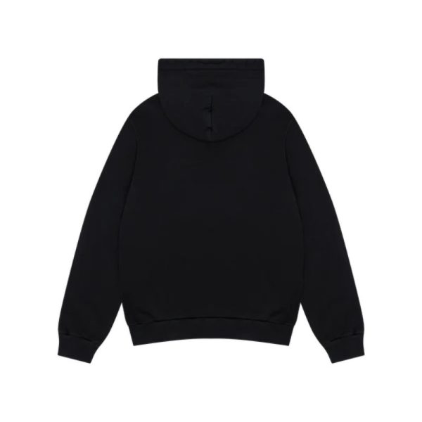 Embroidered Logo Hoodie black