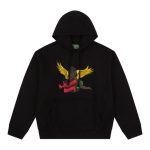 Embroidered Logo Hoodie black