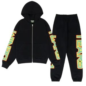 Spring Gardens Zip Tracksuit Black