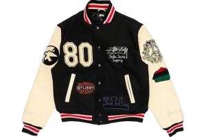 Stussy x Denim Tears X Our Legacy TTL Varsity Jacket